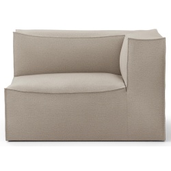 Armrest end module right S401 - Cotton linen Natural – CATENA Sofa