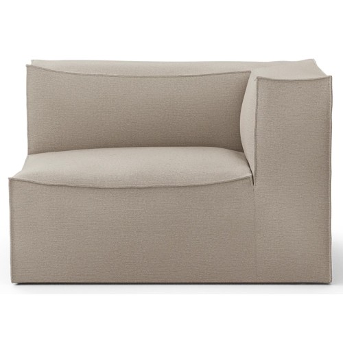 Ferm Living – Armrest end module right S401, Cotton linen Natural – CATENA Sofa