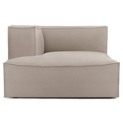 Ferm Living – Chaise longue gauche L600, Cotton linen Naturel – Canapé CATENA