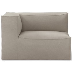 Exterieur fermé gauche S400 - Cotton Linen Naturel – Canapé CATENA