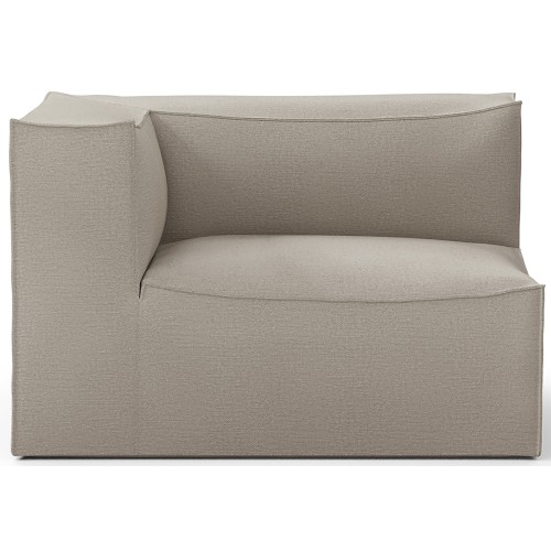 Armrest end module left S400 - Cotton linen Natural – CATENA Sofa