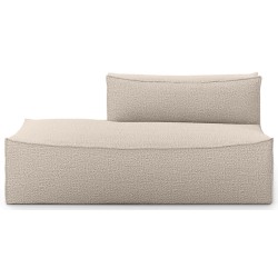 Exterieur ouvert gauche L300 - Wool bouclé naturel – Canapé CATENA - Ferm Living