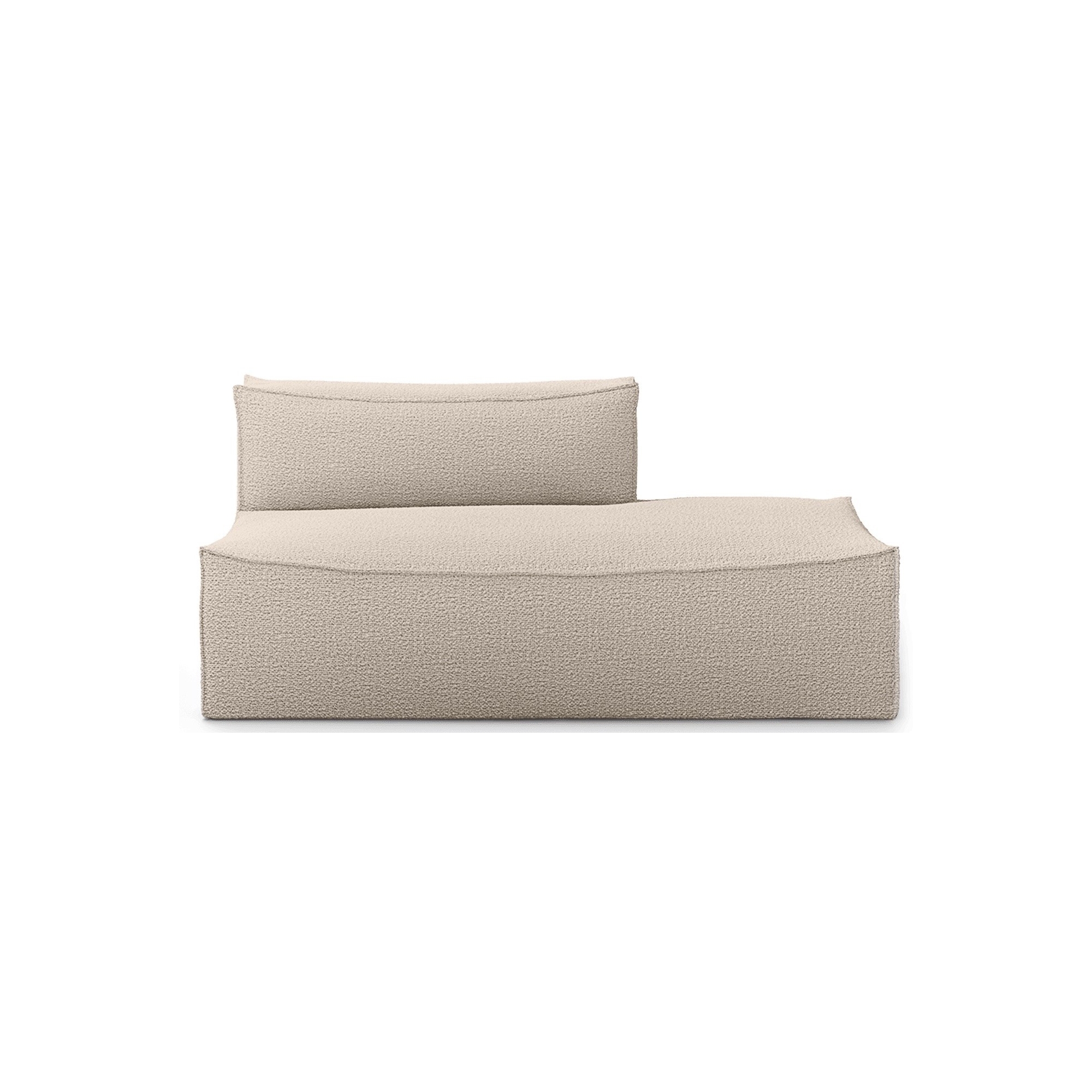 Exterieur ouvert droit L301 - Wool bouclé natural – Canapé CATENA - Ferm Living