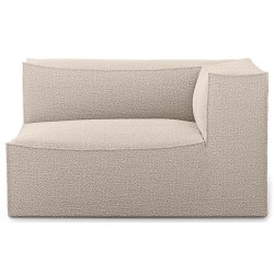 Ferm Living – Armrest end module right L401, Wool bouclé natural – CATENA Sofa