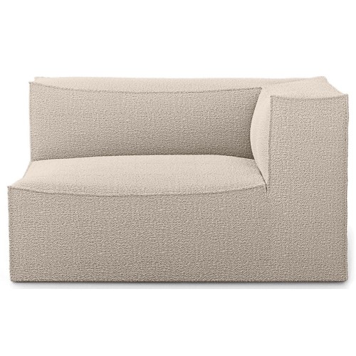 Ferm Living – Exterieur fermé droit L401, Wool bouclé naturel – Canapé CATENA