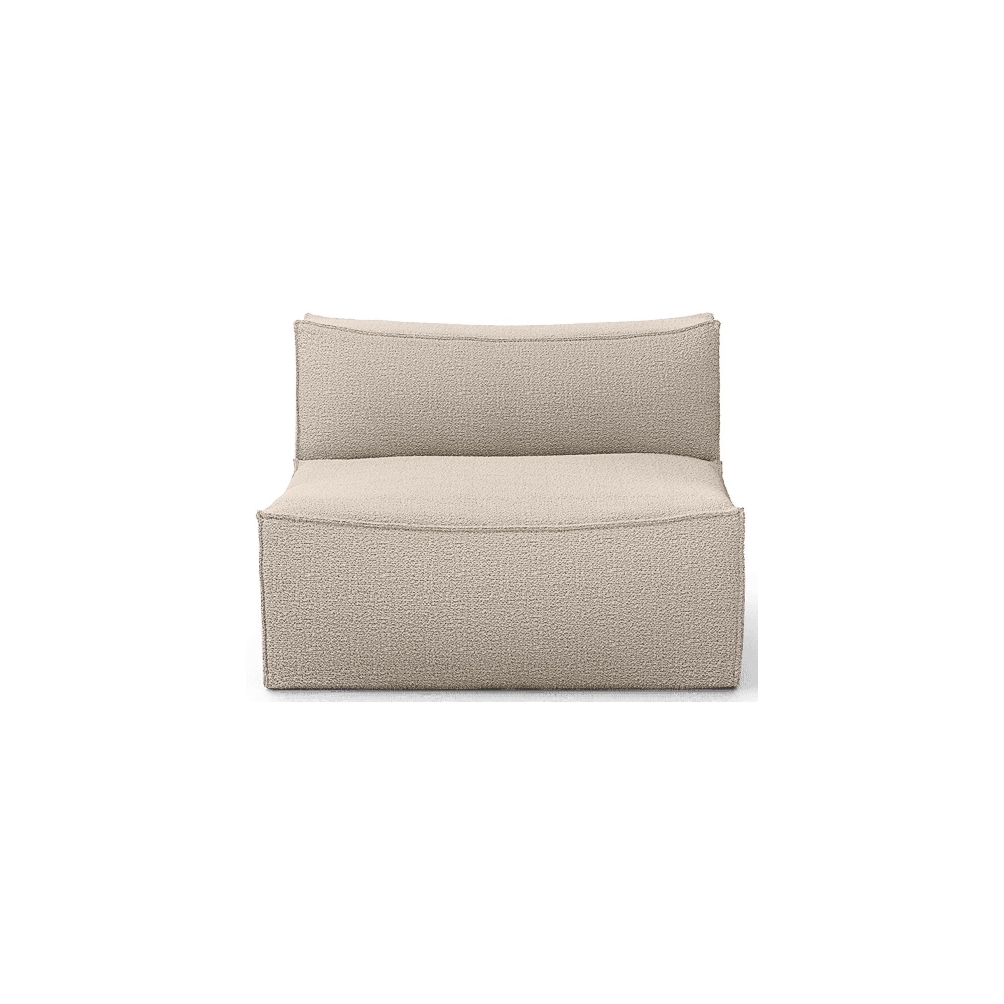 Ferm Living – Center module L100, Wool bouclé natural – CATENA Sofa