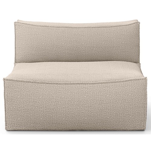 Center module L100 - Wool bouclé natural – CATENA Sofa - Ferm Living