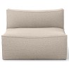 Center module L100 - Wool bouclé natural – CATENA Sofa - Ferm Living