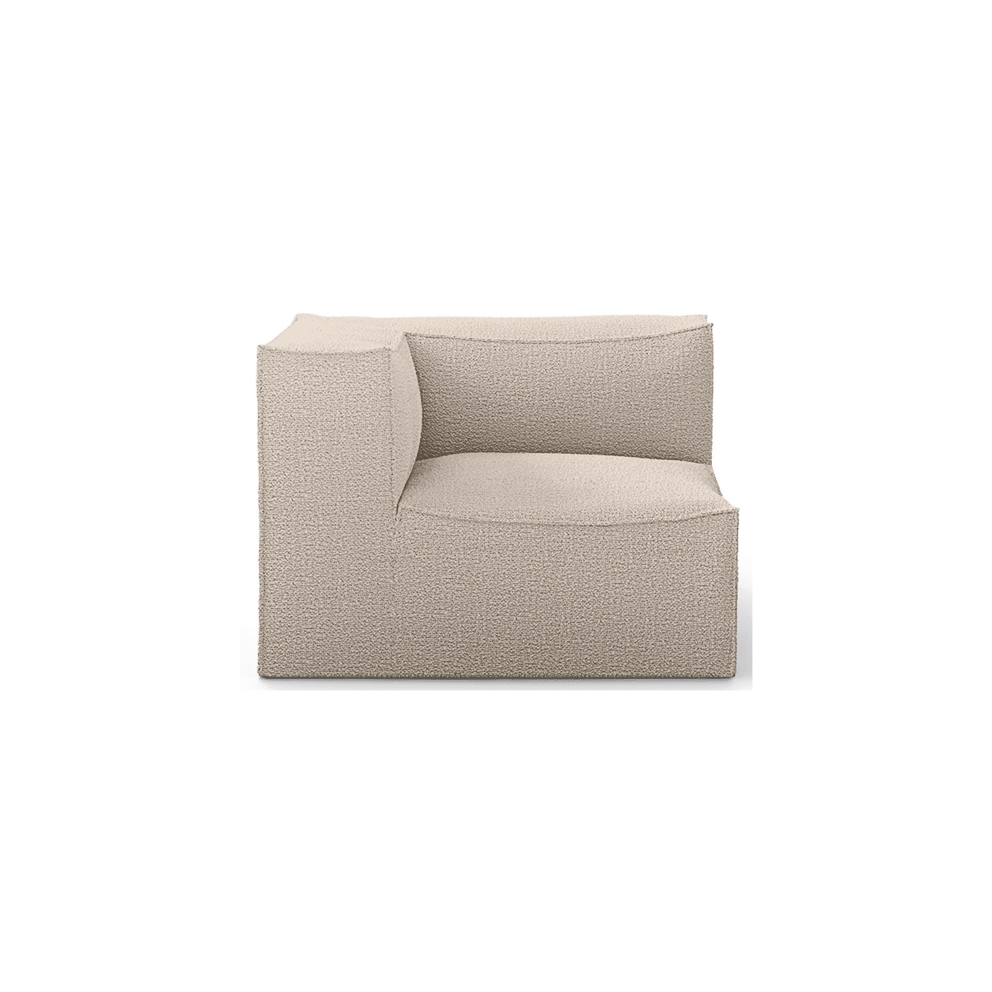 Angle L200 - Wool bouclé naturel – Canapé CATENA - Ferm Living