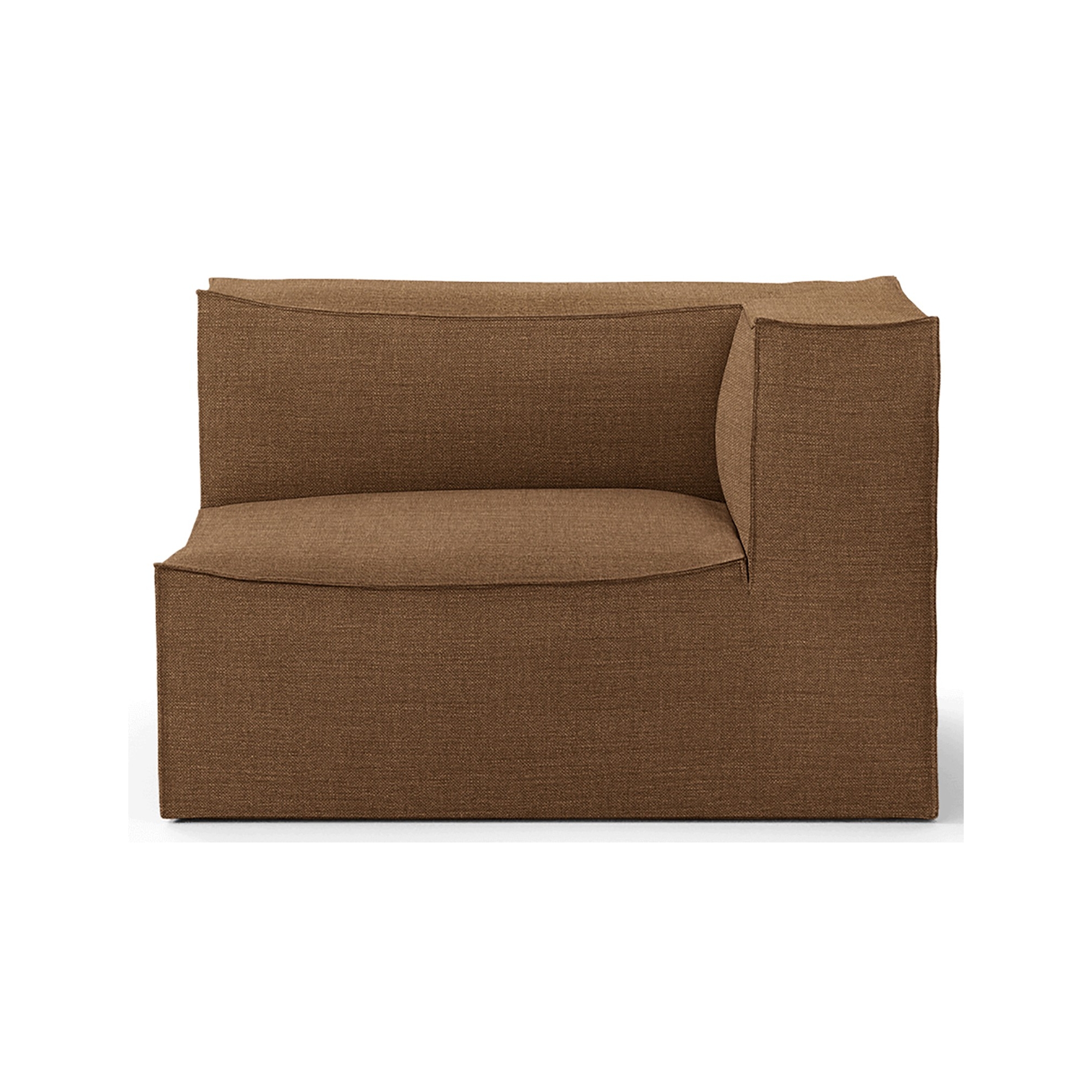 Armrest end module right S401 - Hot M. smoked chocolate – CATENA Sofa