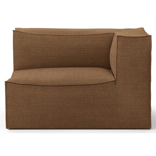 Armrest end module right S401 - Hot M. smoked chocolate – CATENA Sofa