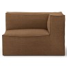 Armrest end module right S401 - Hot M. smoked chocolate – CATENA Sofa