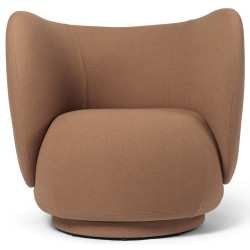 Rico lounge chair – Tonus 244 Tan - Ferm Living