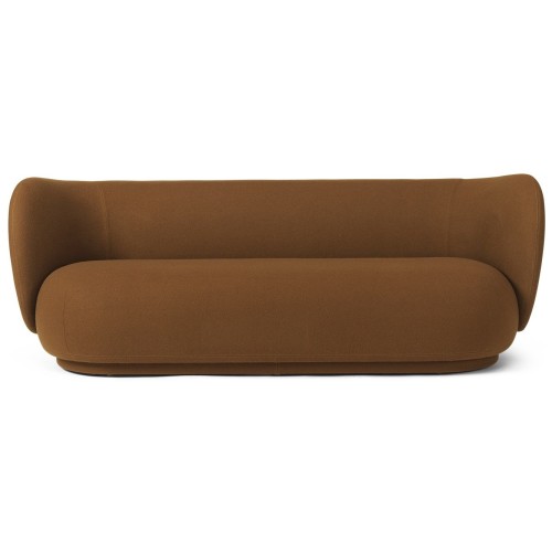 Ferm Living – Rico 3-seater sofa, Tonus sugar kelp fabric