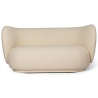 Rico 2-seater sofa – Nordic bouclé off-white - Ferm Living