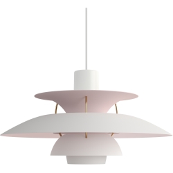 Louis Poulsen – PH5 pendant, matt white / pale rose – Anniversary edition