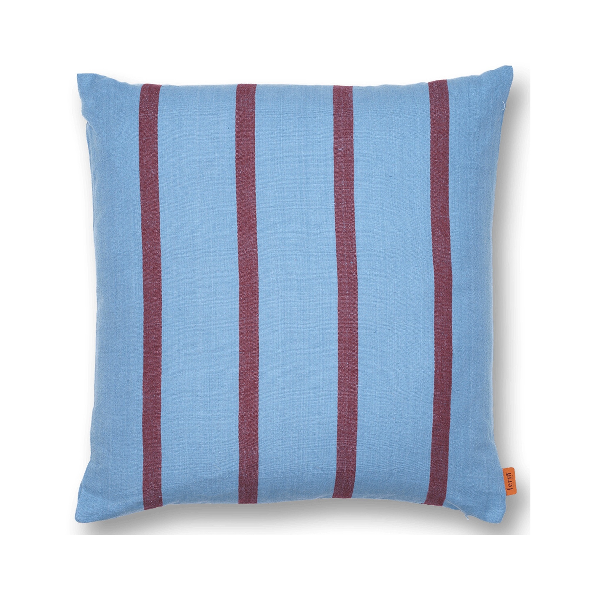 Grand Cushion cover - faded blue / burgundy - Ferm Living