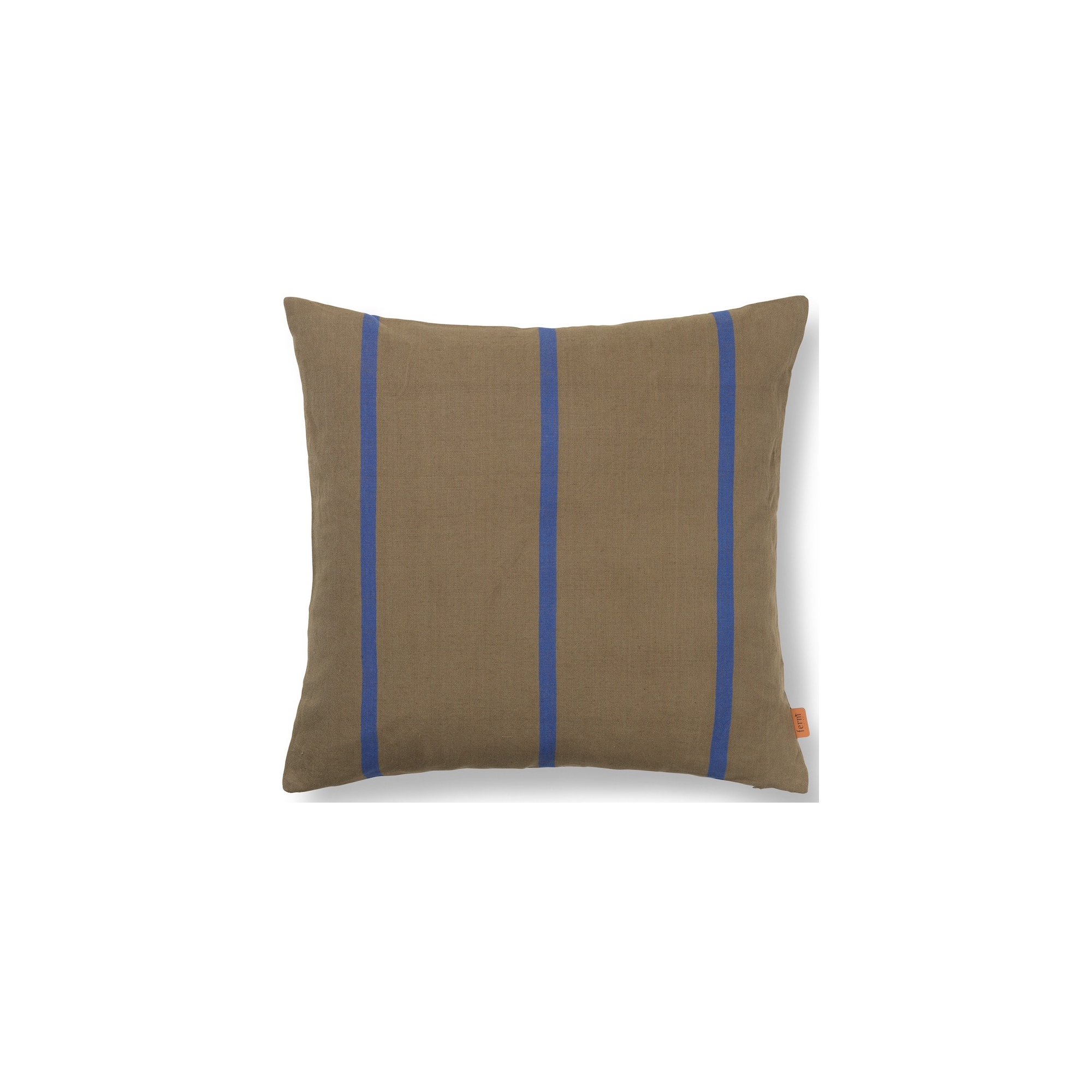 EPUISE - Housse de coussin Grand - olive / bleu vif - Ferm Living