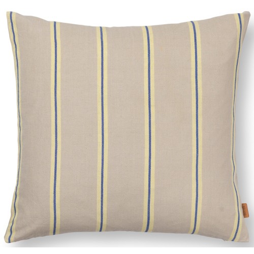 Housse de coussin Grand - huitre / citron / bleu vif - Ferm Living