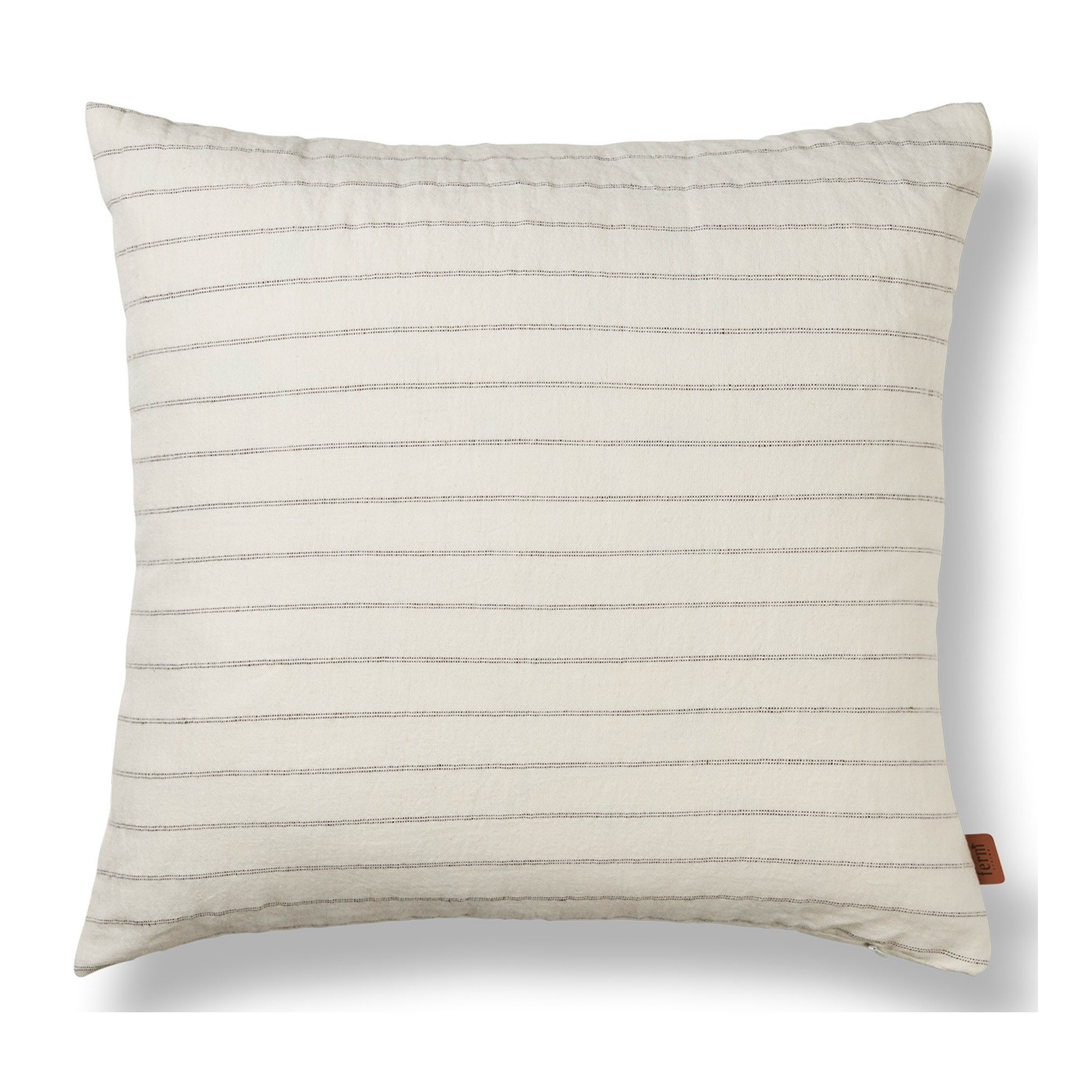 Grand Cushion cover - off-white / chocolate - Ferm Living