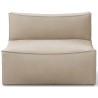 Center module L100 – Rich Linen – CATENA Sofa - Ferm Living