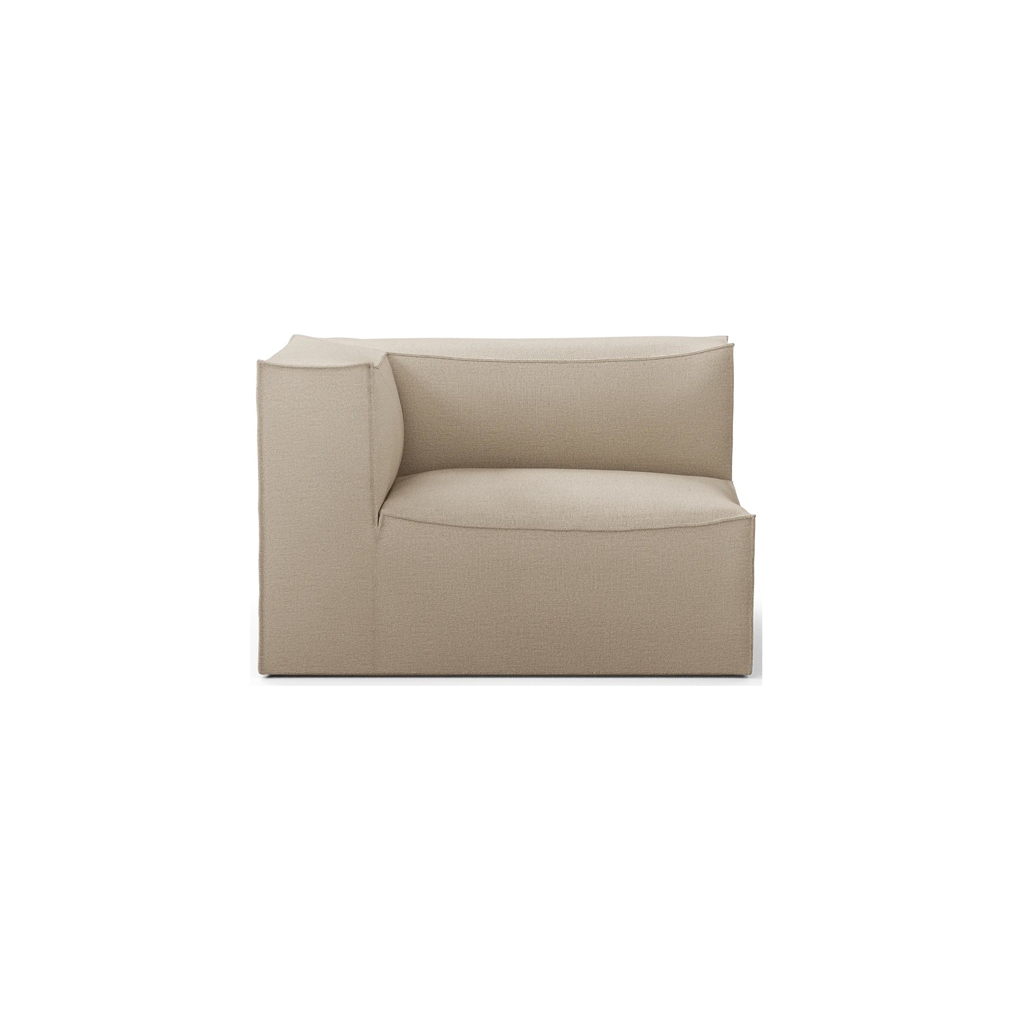 Armrest end module left S400 – Rich Linen – CATENA Sofa