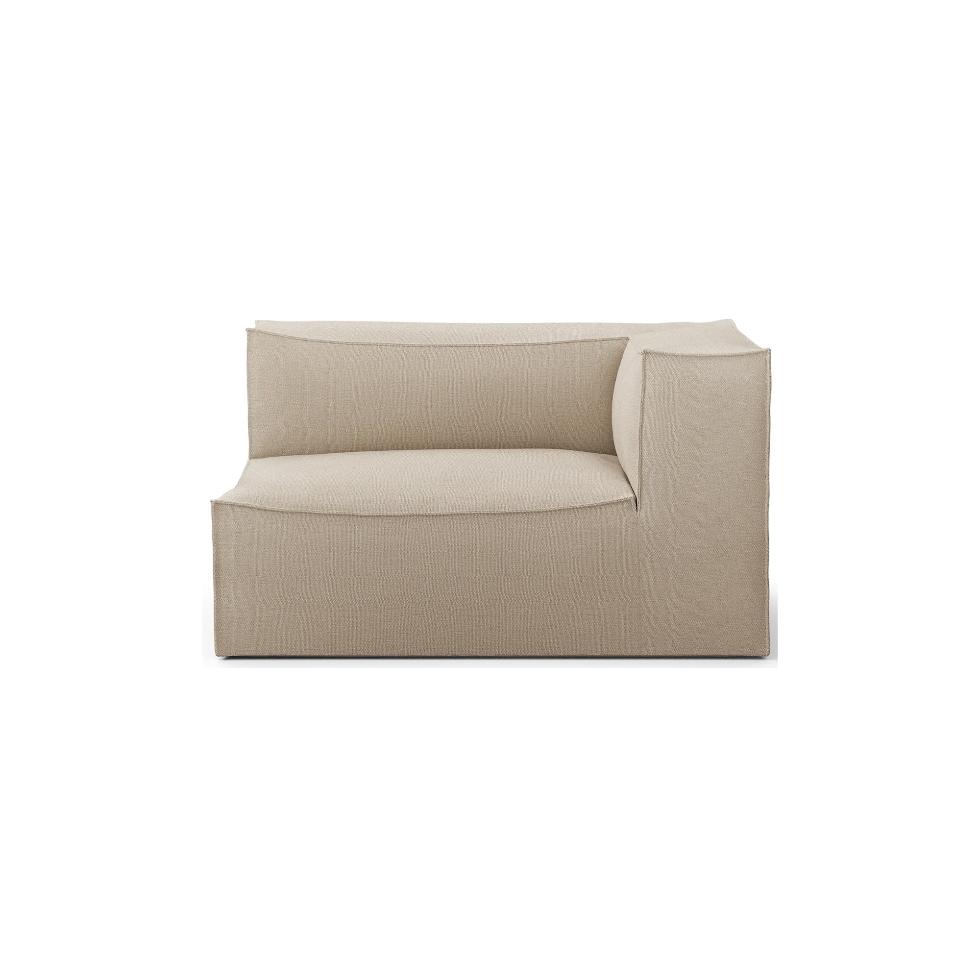 Exterieur fermé droit L401 – Rich Linen – Canapé CATENA