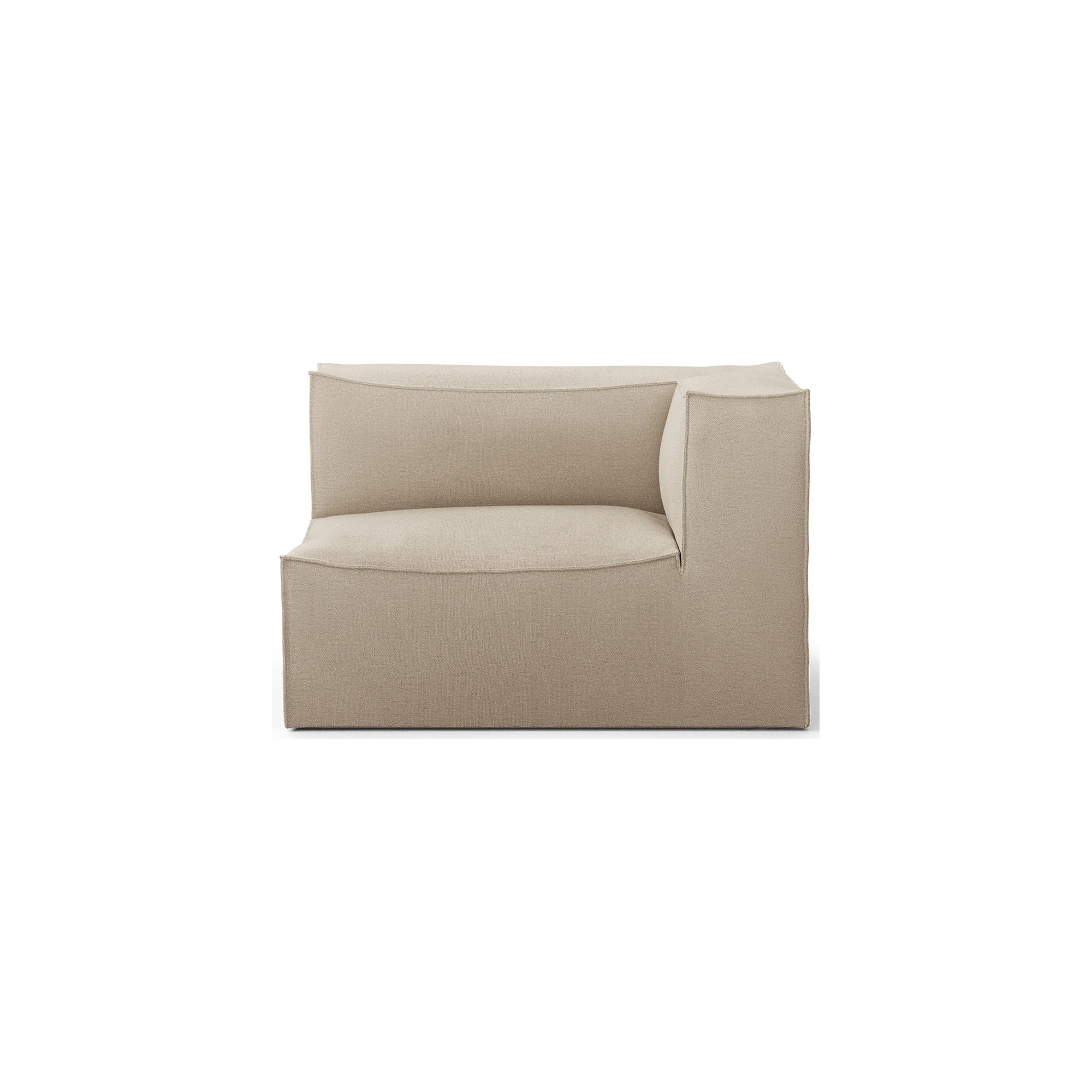 Armrest end module right S401 – Rich Linen – CATENA Sofa