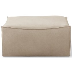 Pouf carré S500 – Rich Linen – Canapé CATENA - Ferm Living