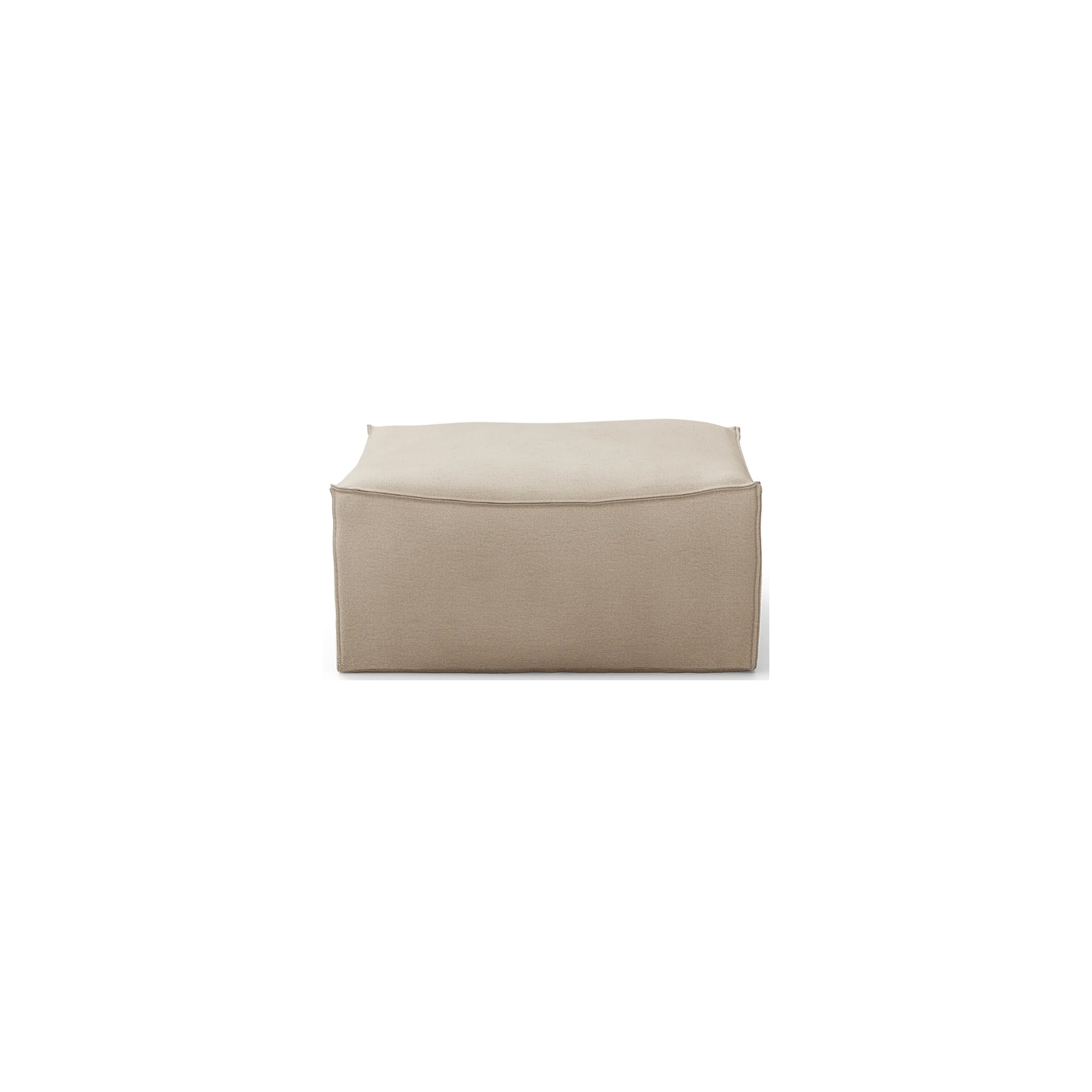 Pouf carré S500 – Rich Linen – Canapé CATENA - Ferm Living