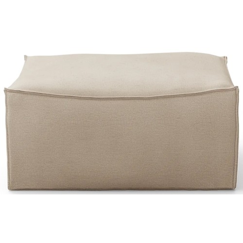 Ferm Living – Pouf carré S500, Rich Linen – Canapé CATENA