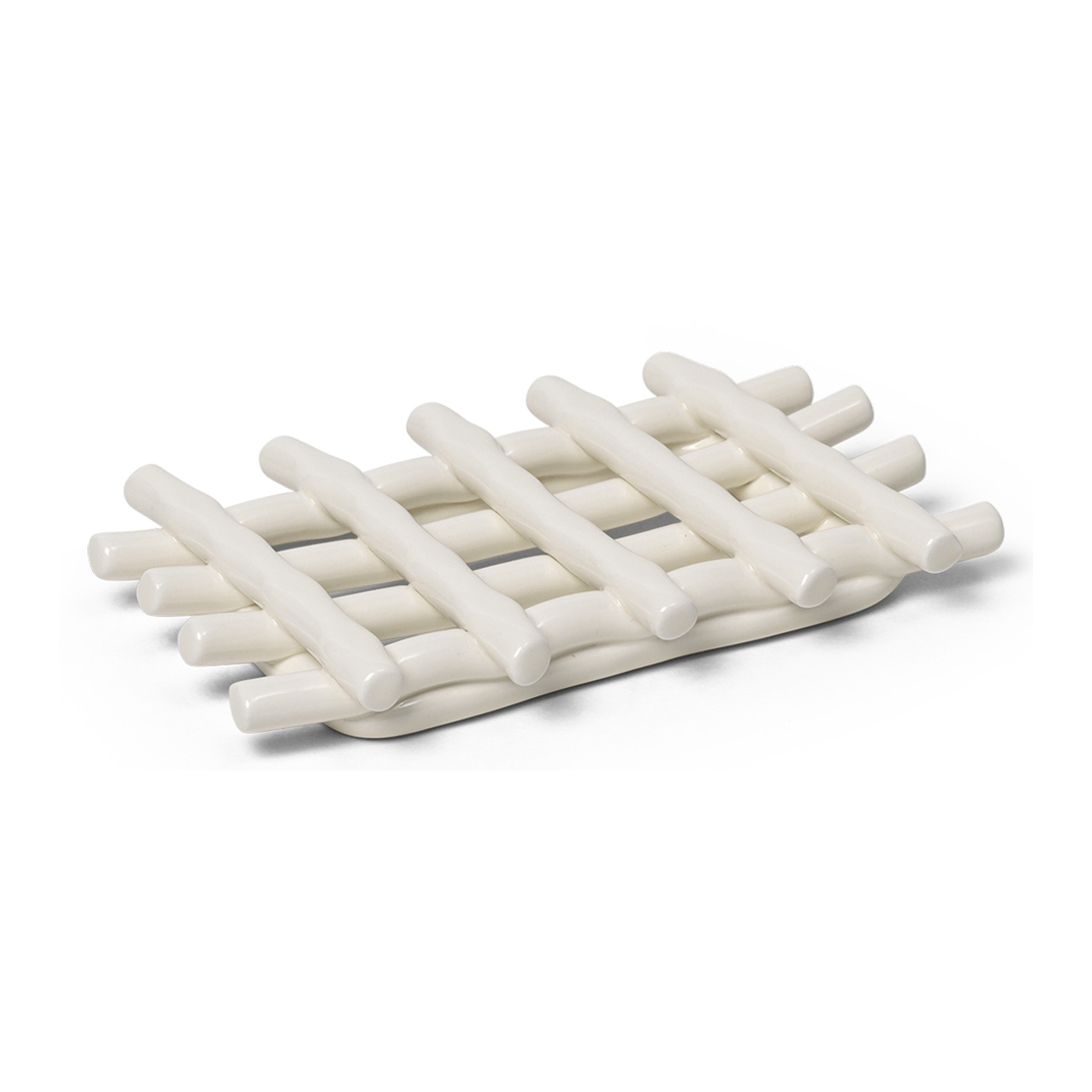 Ceramic soap tray - off-white - Ferm Living