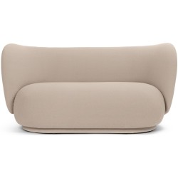 Ferm Living – Canapé 2 places Rico, Grain Cashmere