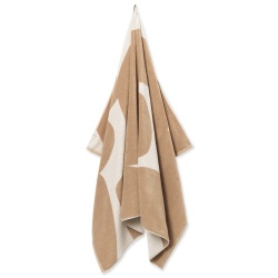 Serviette de plage Ebb - Sable / blanc-cassé - Ferm Living