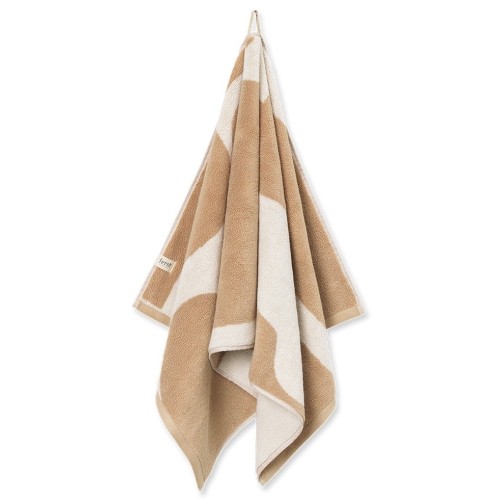 Ebb hand towel - Sand / off-white - Ferm Living