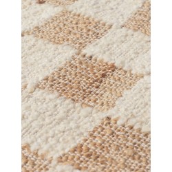 Check Wool runner – Off-white/natural - 70 x 180 cm - Ferm Living