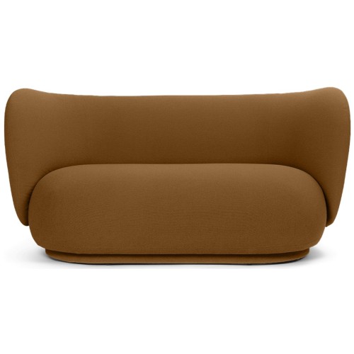 Ferm Living – Canapé 2 places Rico, Grain Caramel