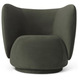 Fauteuil Rico – Rich Velvet 104 – Pine - Ferm Living