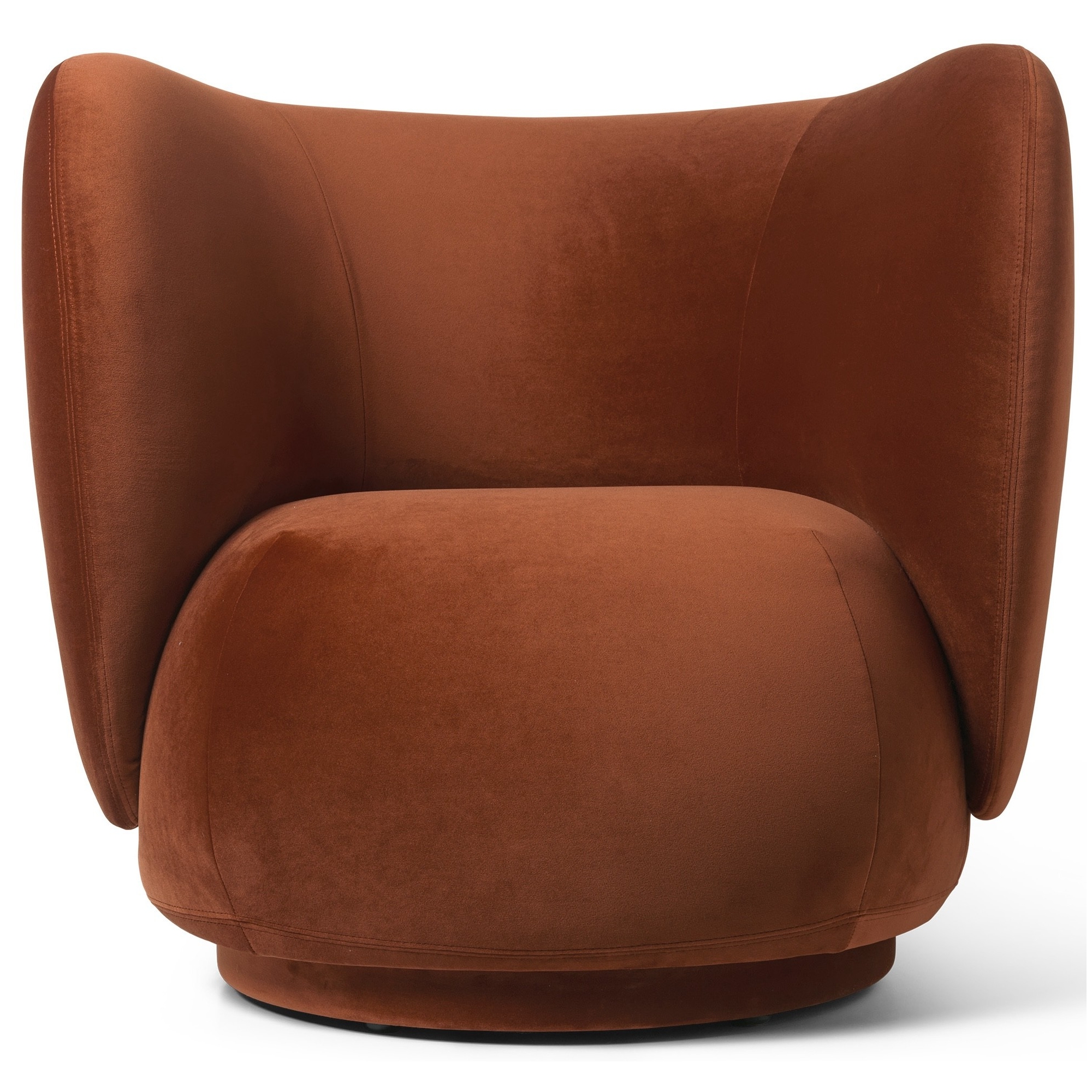 Fauteuil Rico – Rich Velvet 21 – Rust - Ferm Living