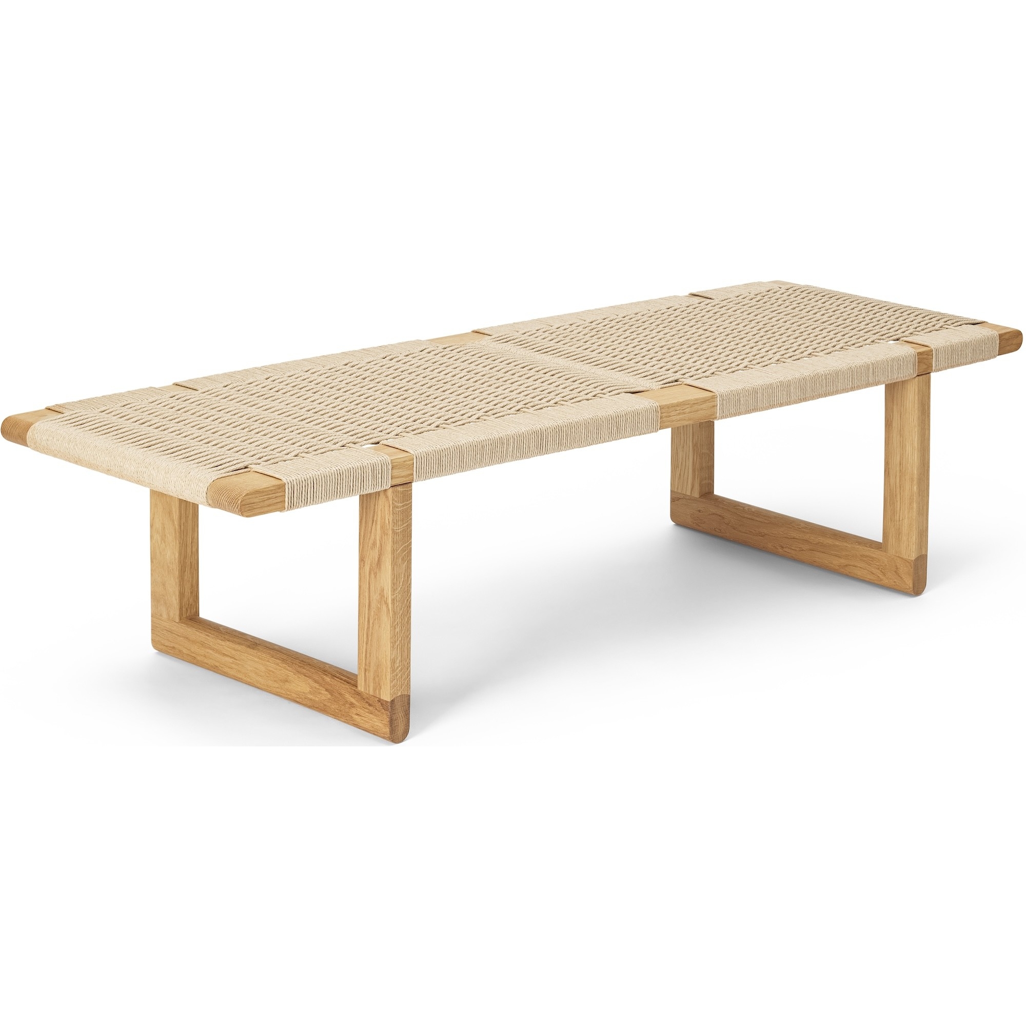 Table-Banc BM0489L – Assise Corde de papier - Carl Hansen & Søn