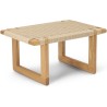 Table-Banc BM0489S – Assise Corde de papier - Carl Hansen & Søn