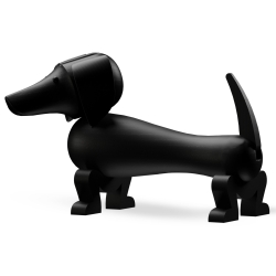 Dachshund - dark stained oak - H11cm - Kay Bojesen