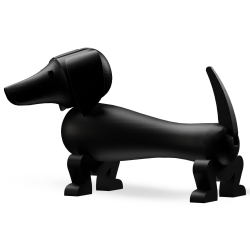 Dachshund - dark stained oak - H19,5cm - Kay Bojesen