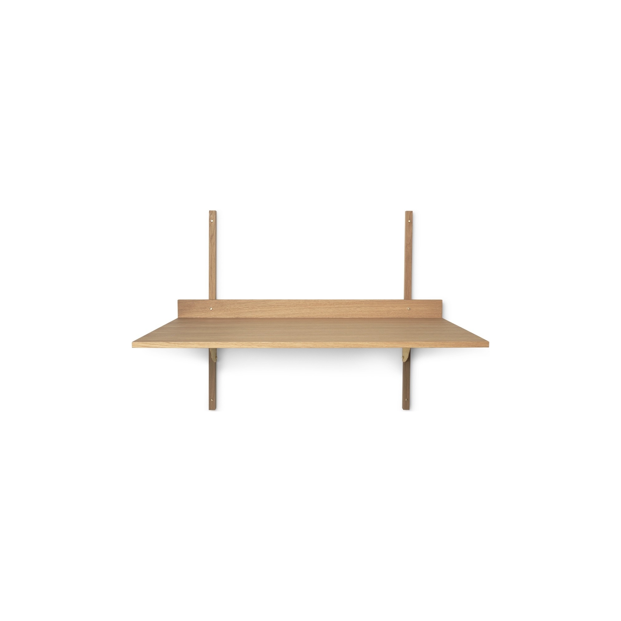 Sector Desk – Oak / Brass - Ferm Living