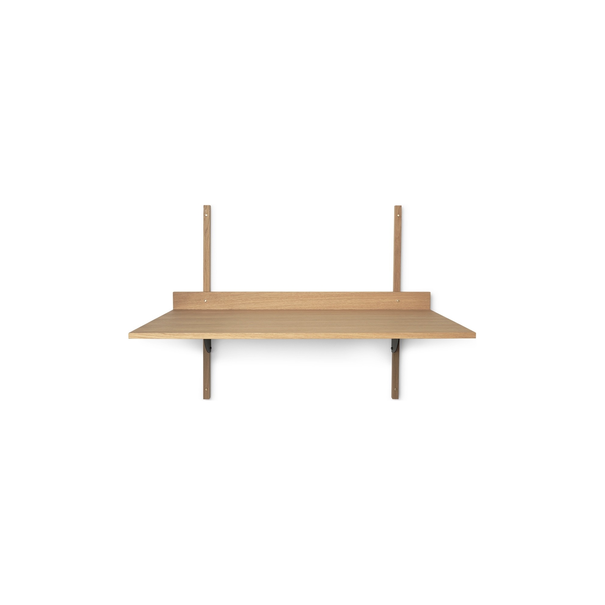 Sector Desk – Oak / Black brass - Ferm Living