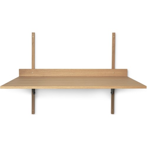 Sector Desk – Oak / Black brass - Ferm Living