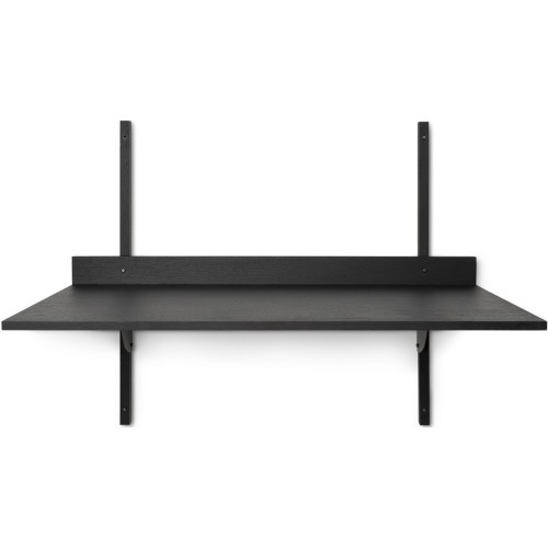 Sector Desk – Black ash / Black brass - Ferm Living