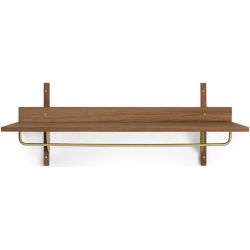 Sector Rack Shelf – Smoked oak / Brass - Ferm Living