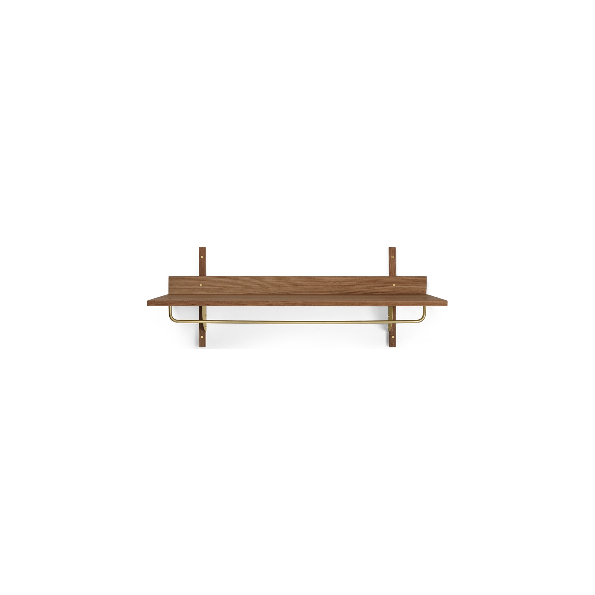 Sector Rack Shelf – Smoked oak / Brass - Ferm Living