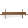 Sector Rack Shelf – Smoked oak / Brass - Ferm Living